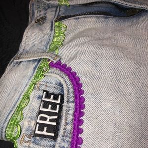Custom funky jeans